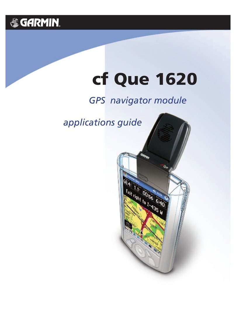 Garmin cf Que 1620 Application guide