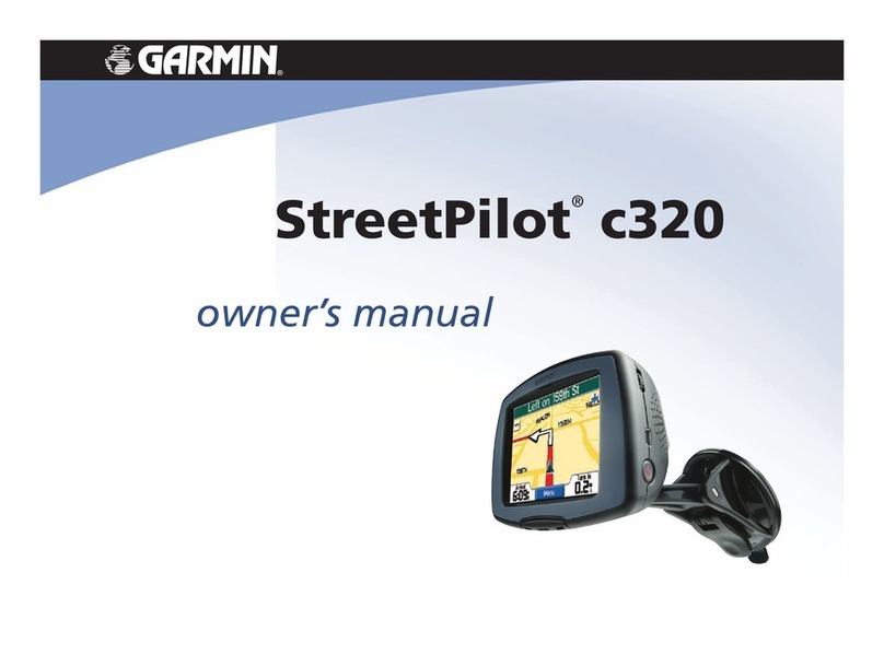 Garmin Streetpilot C320 User manual