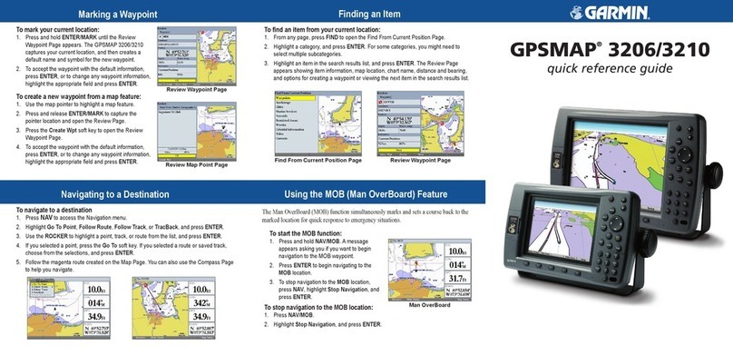 Garmin GPSMAP 3206 - Marine GPS Receiver User manual