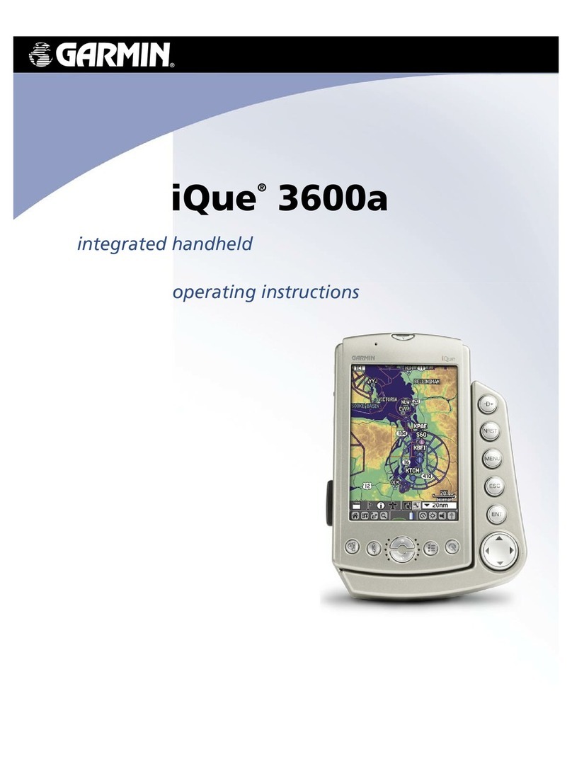 Garmin iQue 3600a User manual