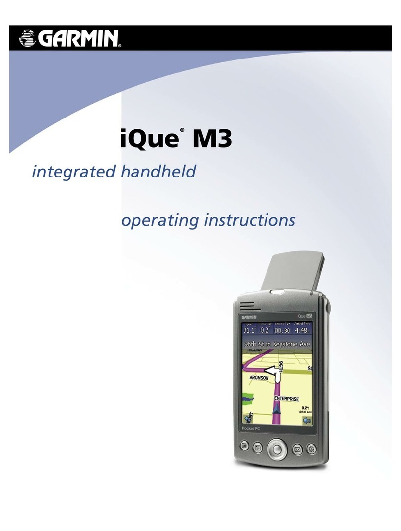 Garmin iQue User manual