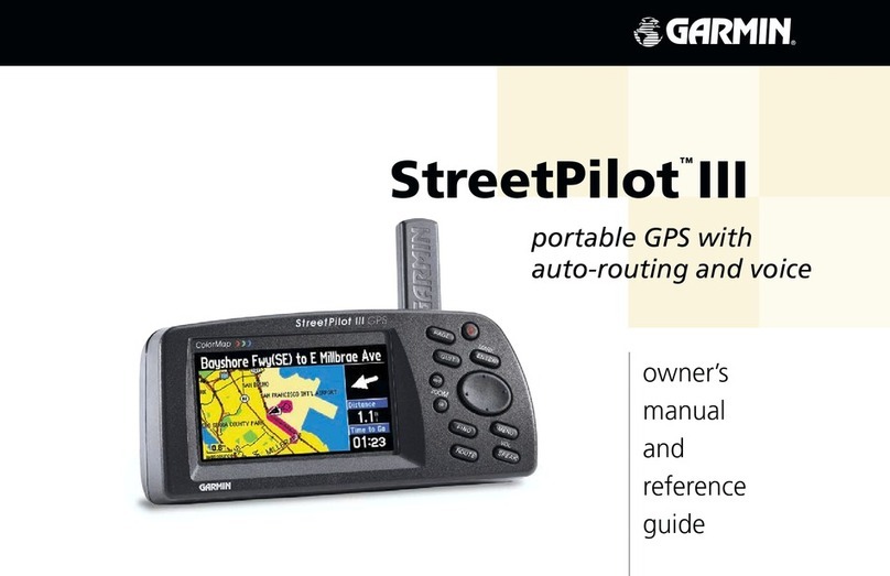 Garmin GPS III owner's manual