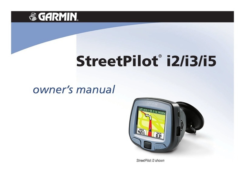 Garmin StreetPilot I2 - Automotive GPS Receiver owner's manual