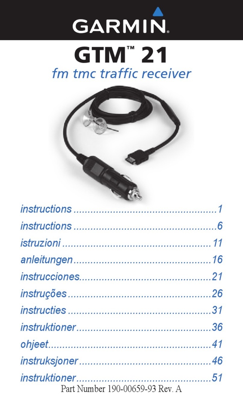 Garmin GTM 21 instructions