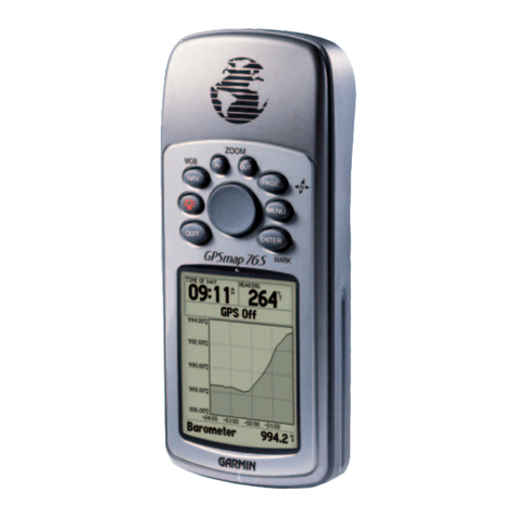Garmin GPSMAP 76S User manual