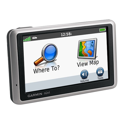 Garmin NVI 1300 Quick start manual