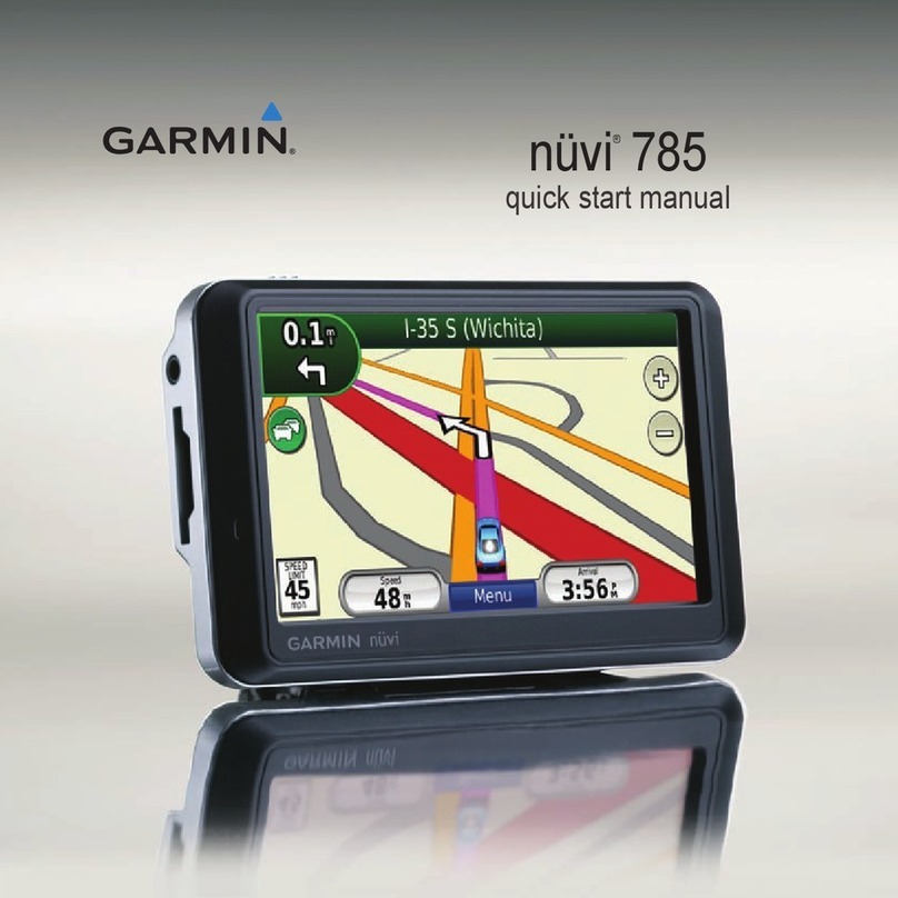 Garmin nuvi 785 Instruction manual