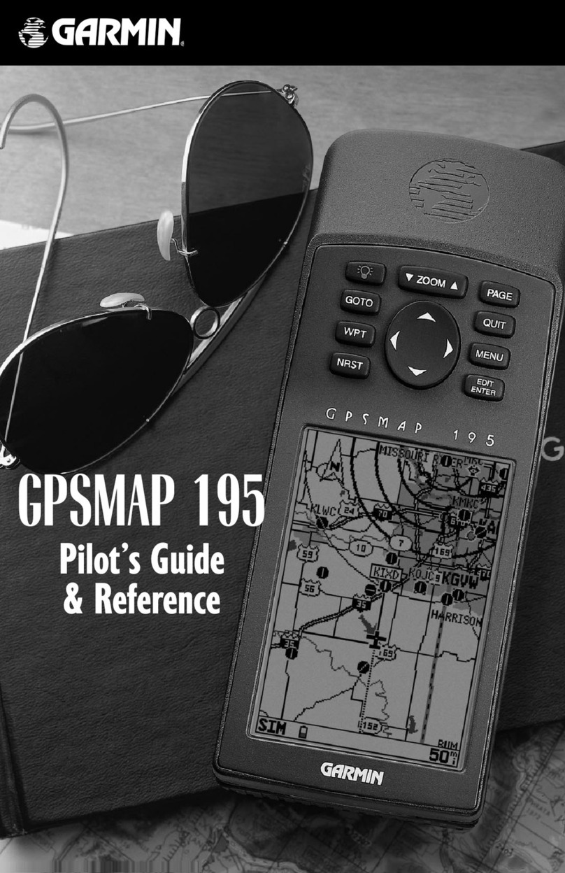 Garmin GPSMAP 195 Pilot's Guide & Reference