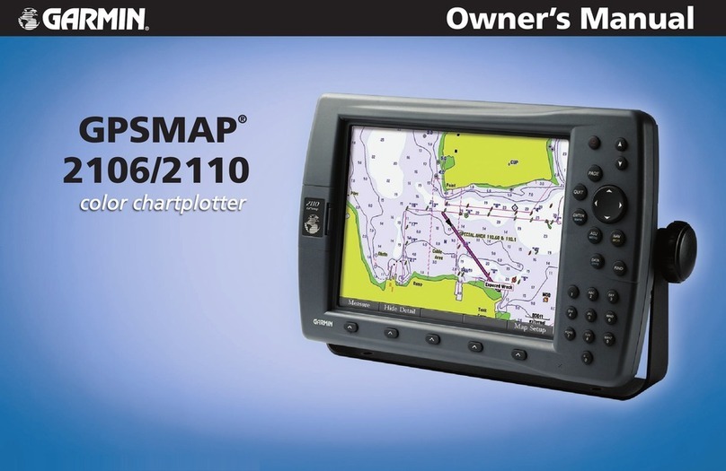 Garmin GPSMAP 2106 - Marine GPS Receiver User manual Garmin GPSMAP 2106 - Marine GPS Receiver User manual