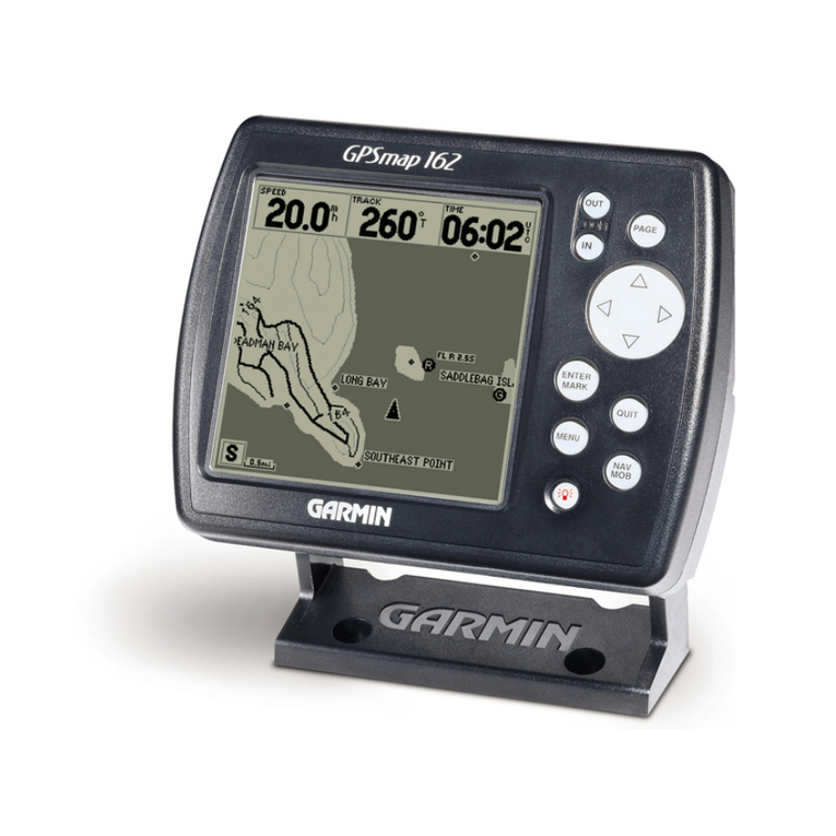 Garmin GPSMAP 162 Sounder User manual Garmin GPSMAP 162 Sounder User manual