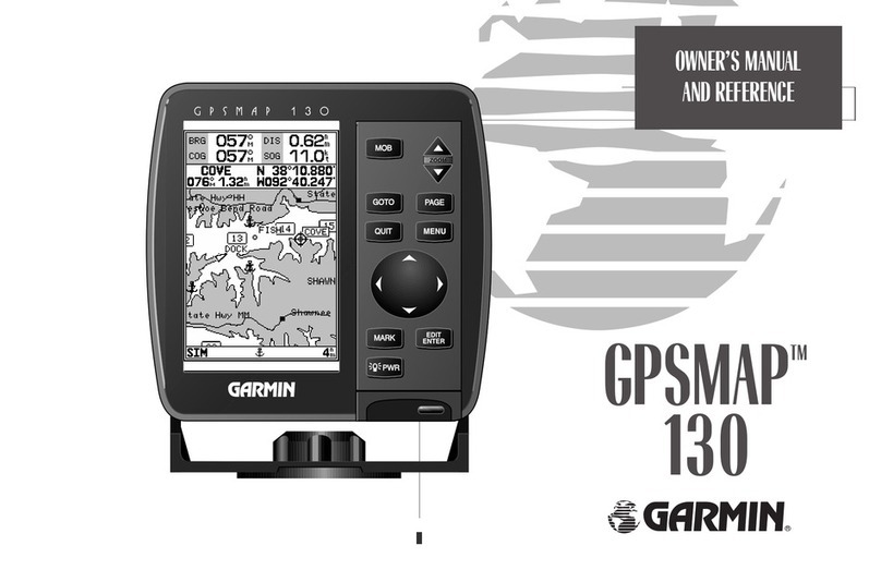 Garmin GPSMAP 130 Owner's manual and reference guide