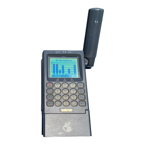Garmin PERSONAL NAVIGATOR GPS 95 XL owner's manual