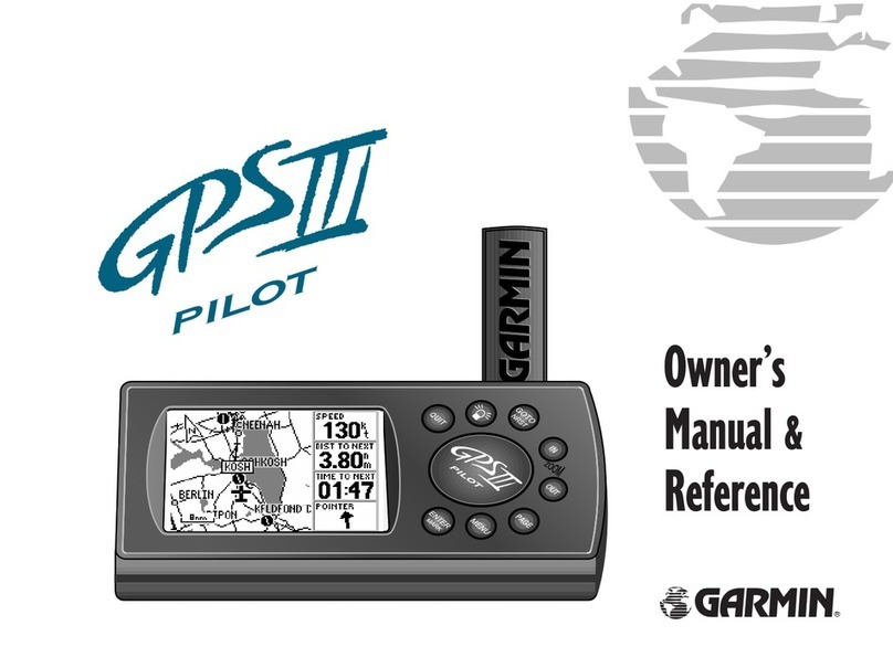 Garmin GPS III owner's manual