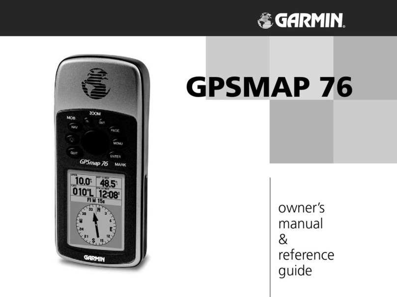 Garmin GPSMAP 76 series Owner's manual & reference guide
