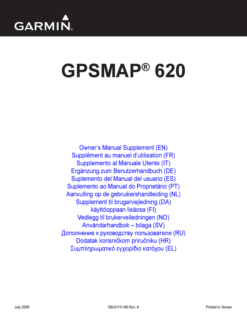 Garmin GPSMAP 620 Configuration guide