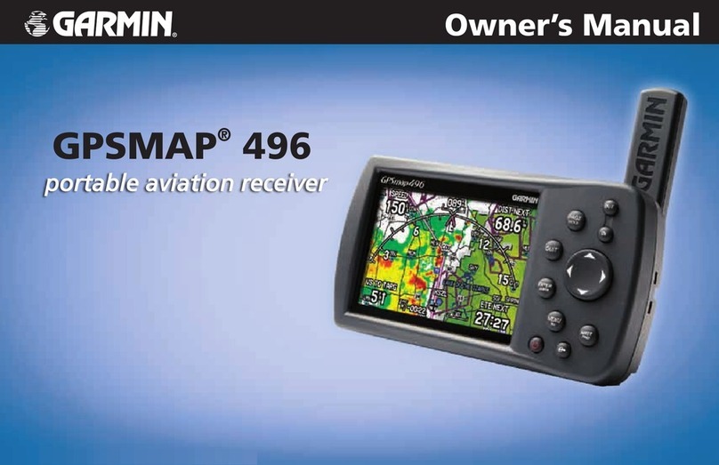 Garmin GPSMAP 496 owner's manual