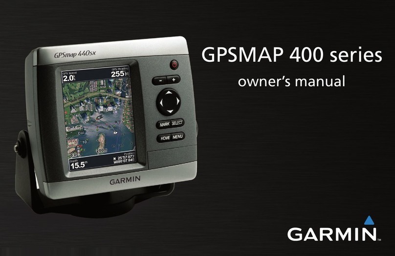 Garmin GPSMAP 400 series owner's manual