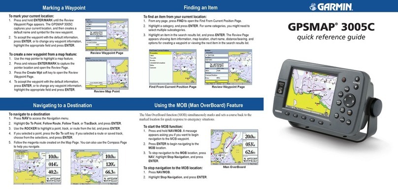 Garmin GPSMAP 3005C User manual
