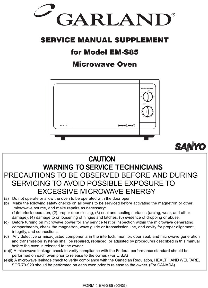 Garland EM-S85 Operating manual