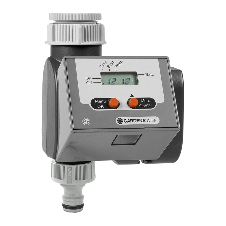 Gardena Water Timer Electronic T 14 e operating instructions Gardena Water Timer Electronic T 14 e operating instructions