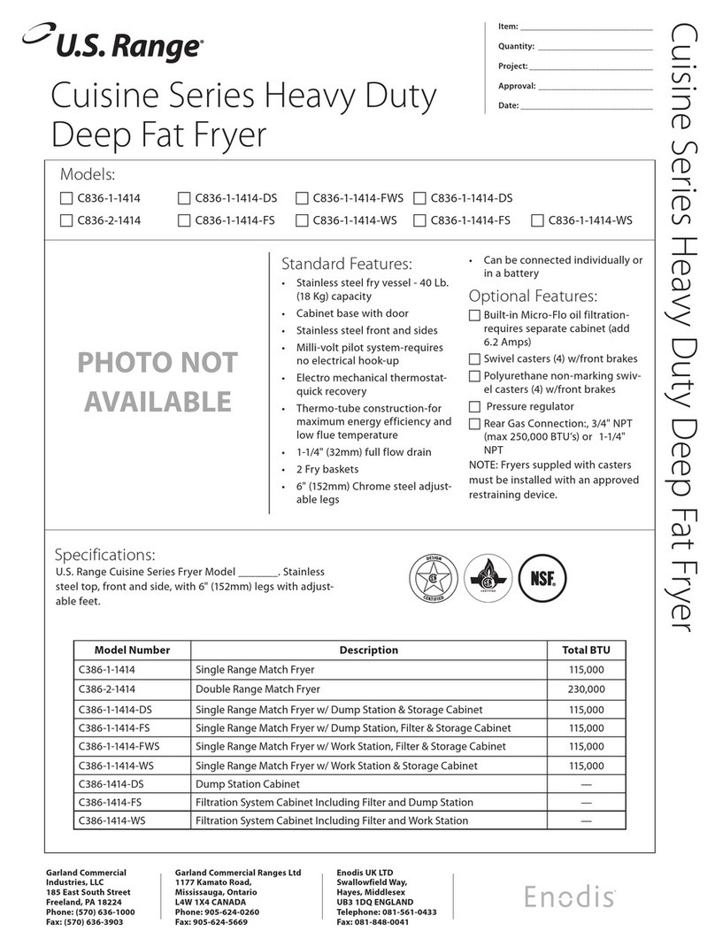 U.S. Range C836-1-1414 Specifications