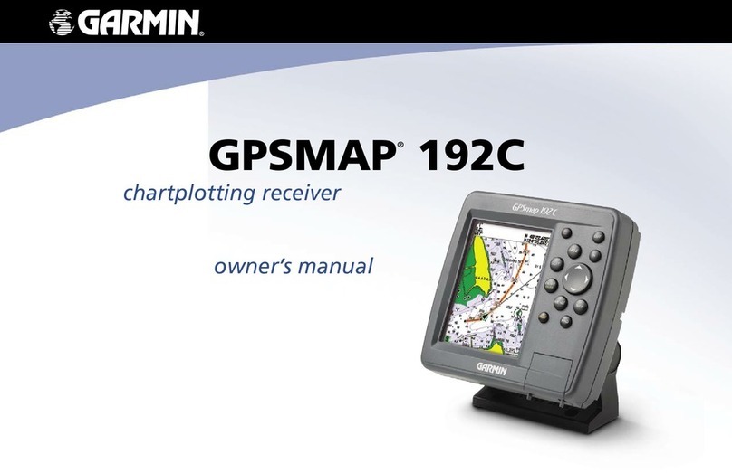 Garmin GPSMAP 192C owner's manual