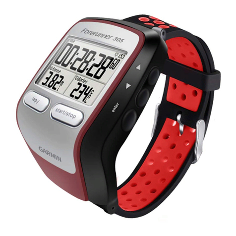 Garmin Forerunner 205 - Running GPS Receiver owner's manual