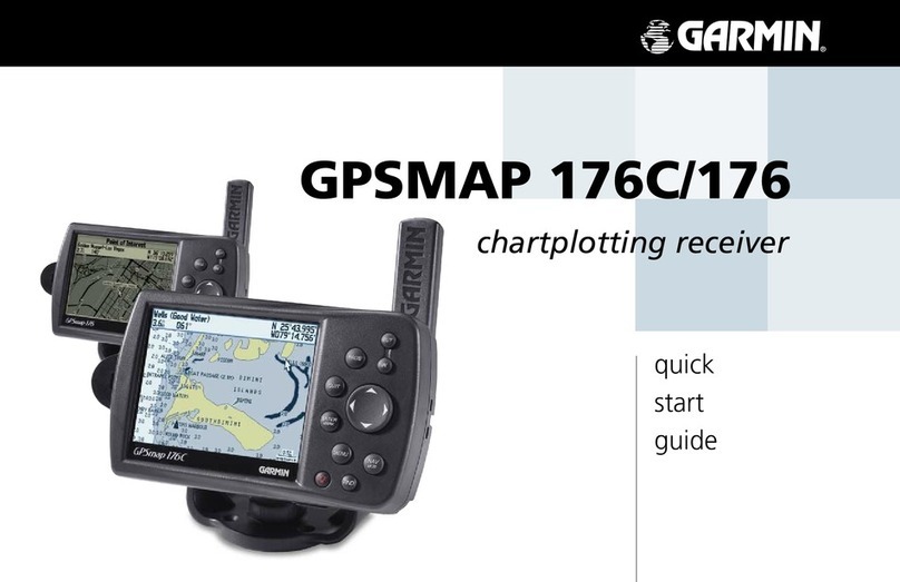 Garmin GPSMAP 176 User manual