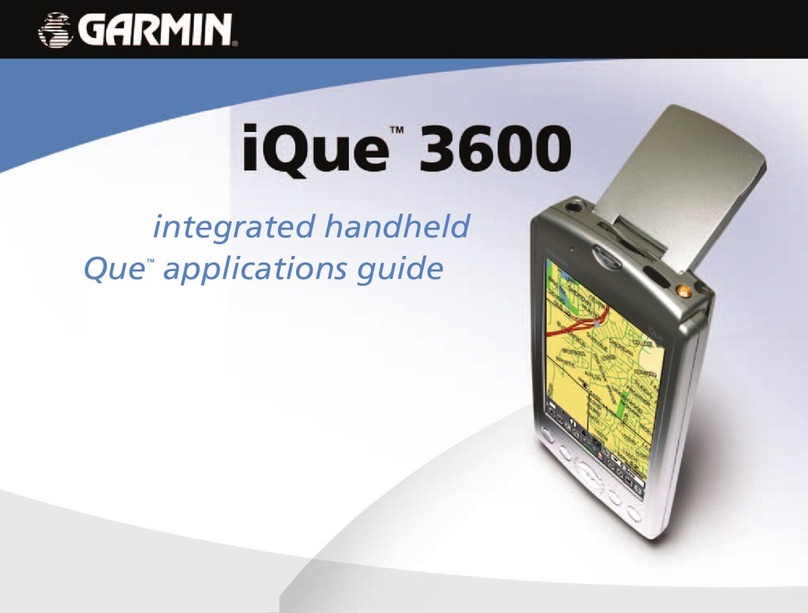 Garmin iQUE 3600 User guide
