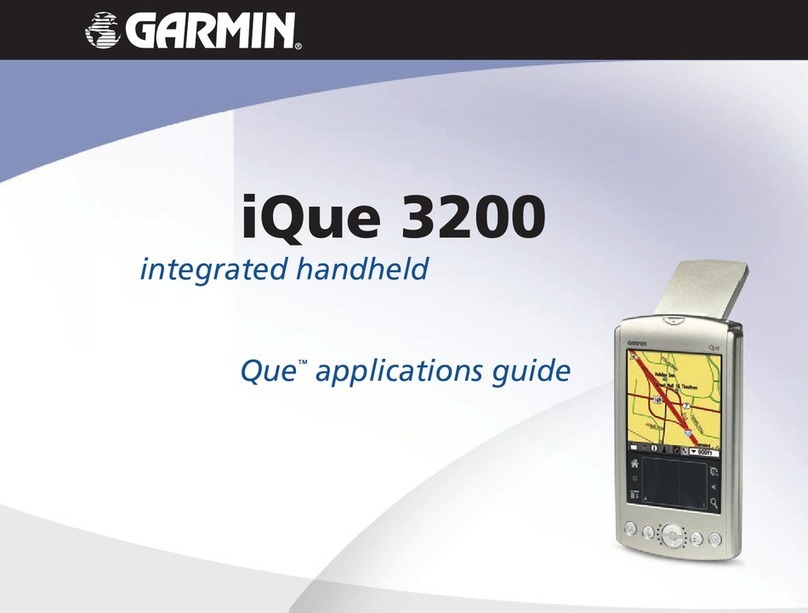 Garmin iQue 3200 User guide