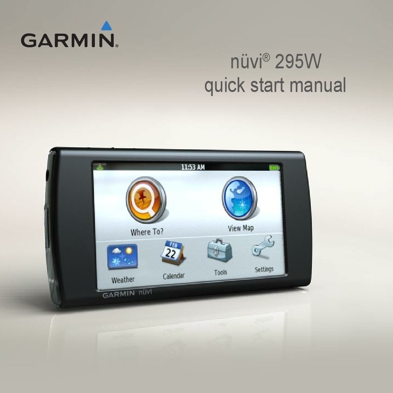 Garmin 295W Instruction manual