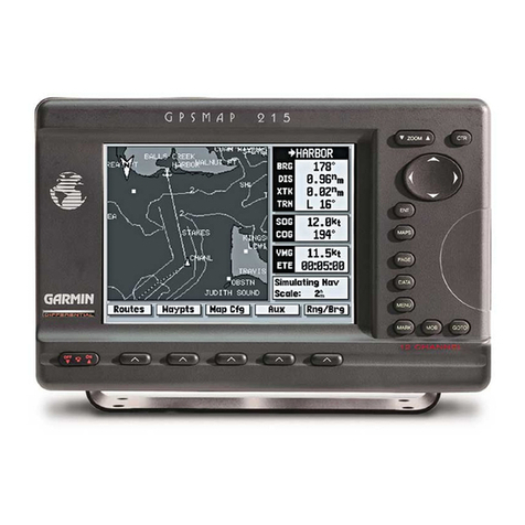 Garmin GPSMAP 215 Owner's  manual  & reference