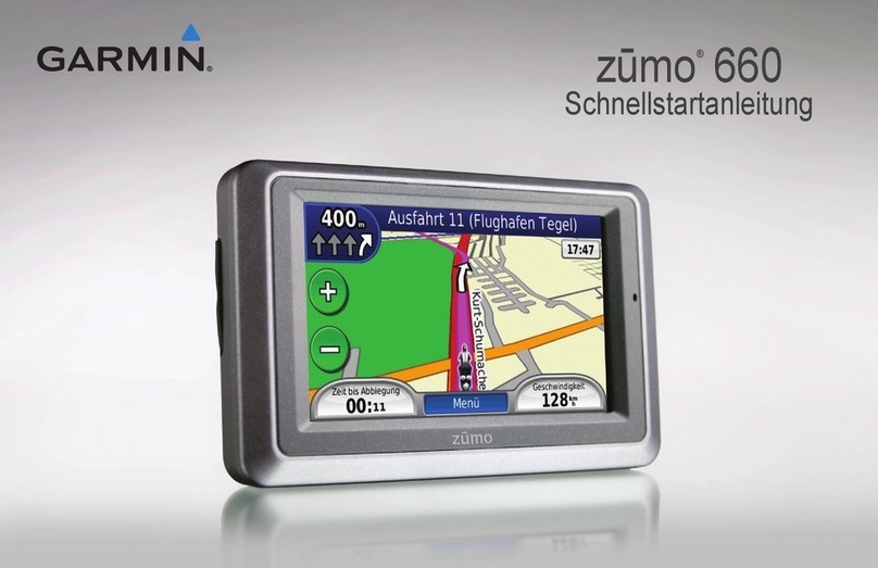 Garmin Zumo 660 User manual