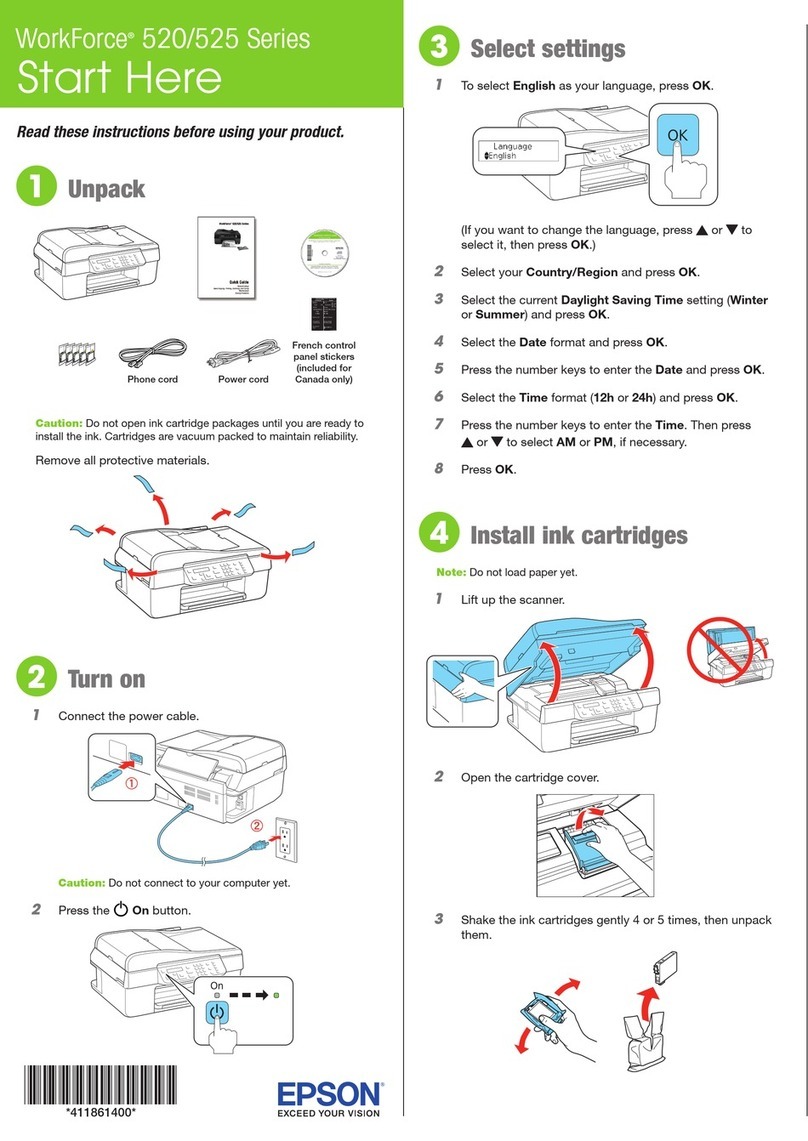 Epson WorkForce 520 User manual