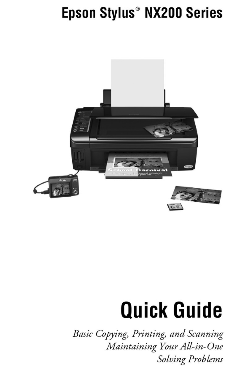 Epson Stylus NX200 User manual