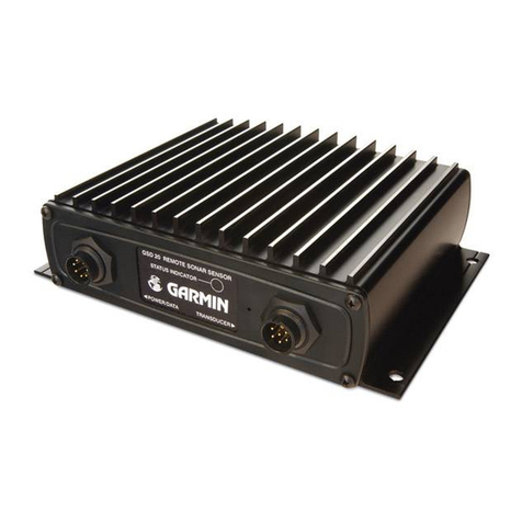 Garmin GSD20 Sounder installation instructions Garmin GSD20 Sounder installation instructions