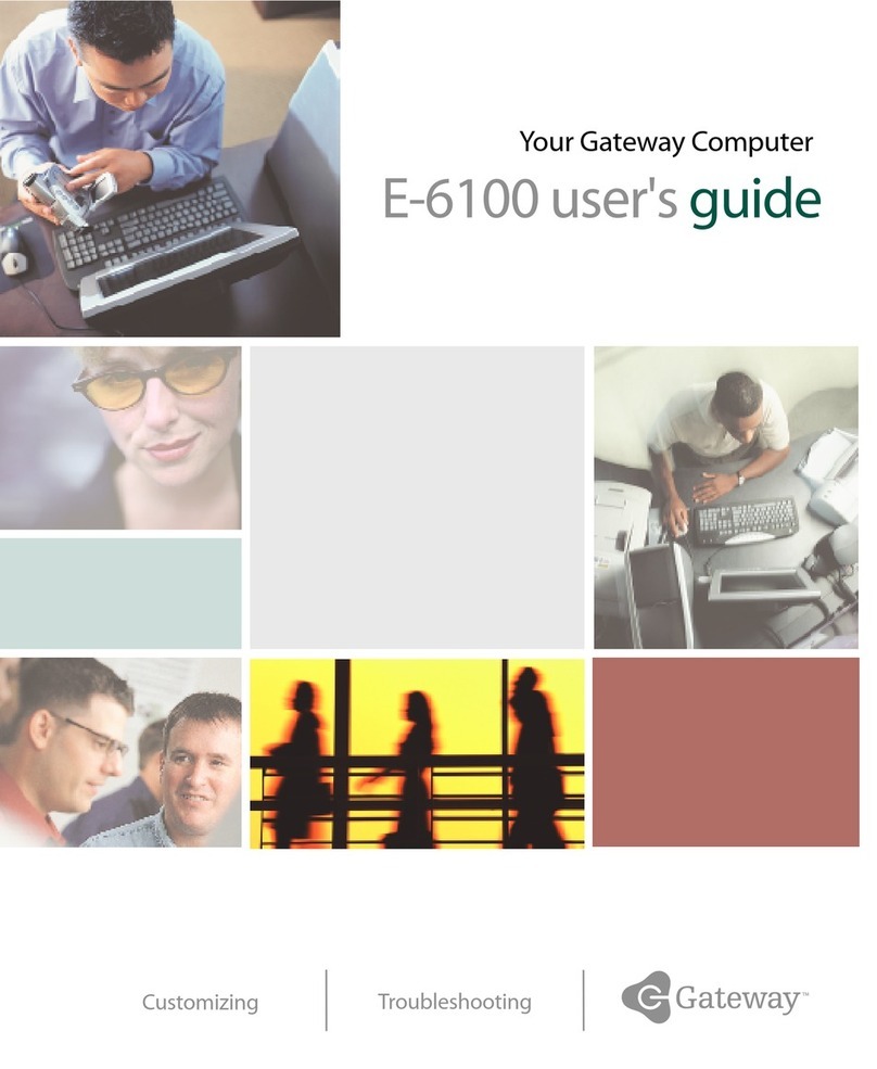 Gateway E-6100 user guide