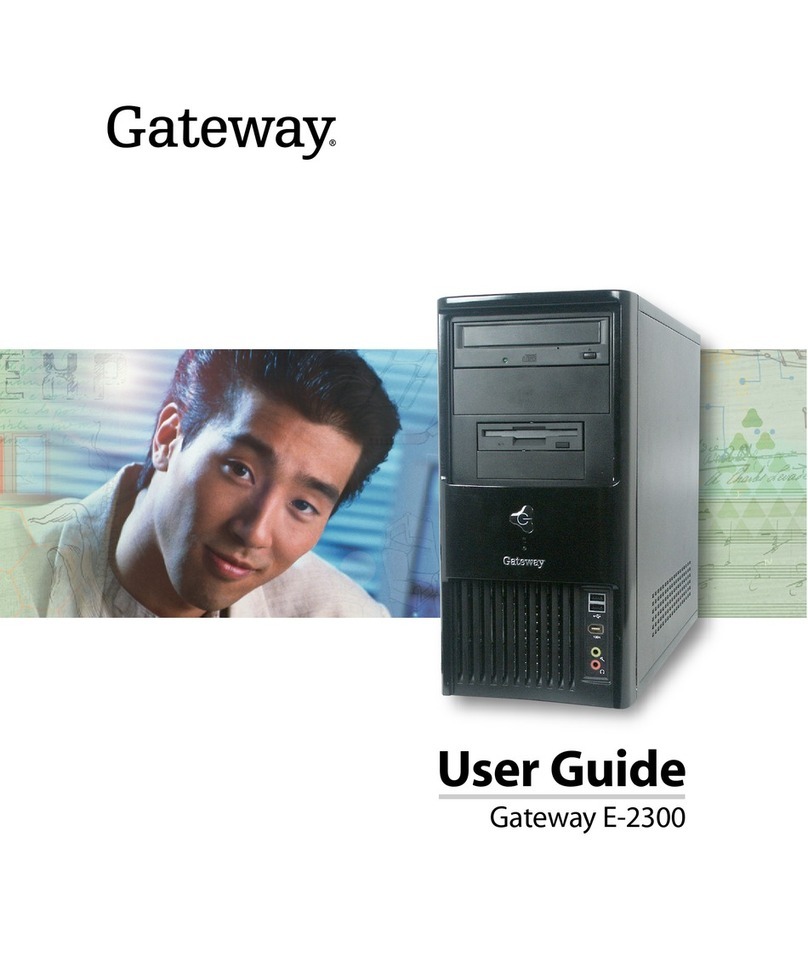 Gateway E-2300 User manual