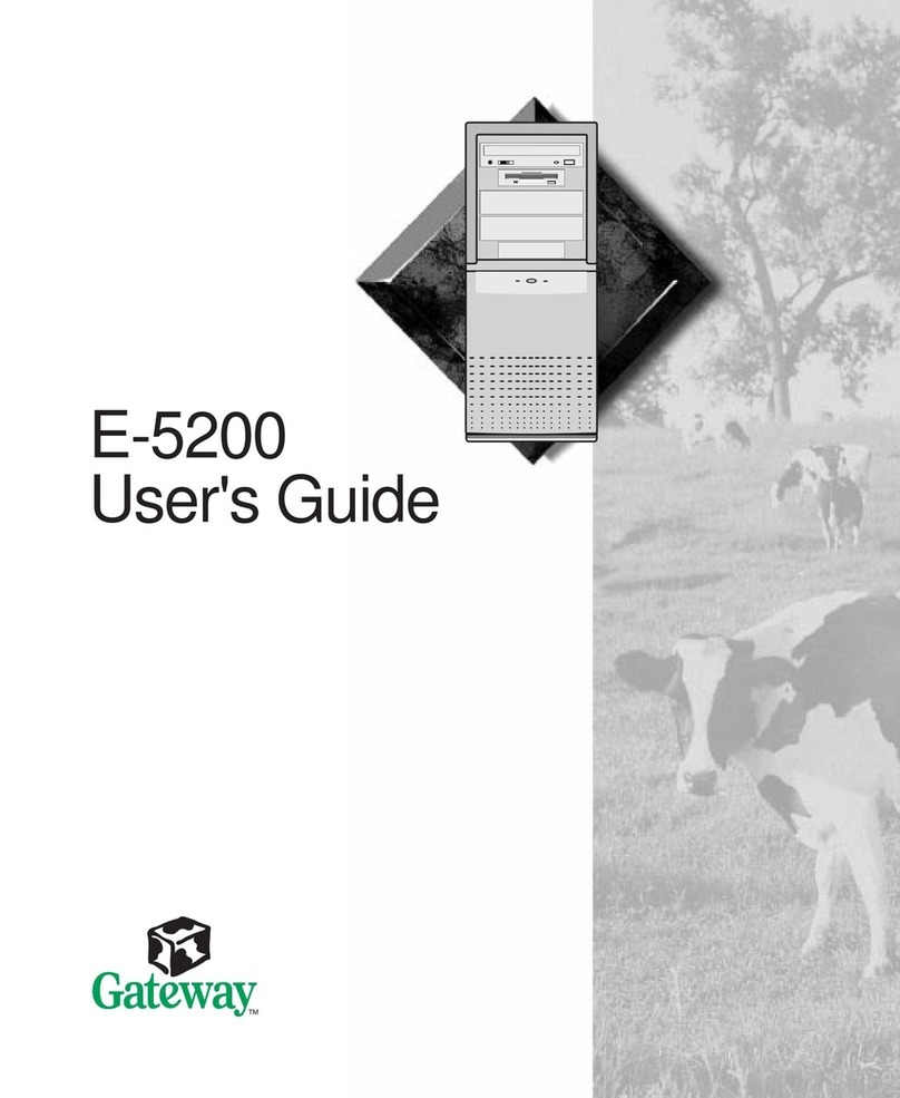 Gateway E-5200 User manual