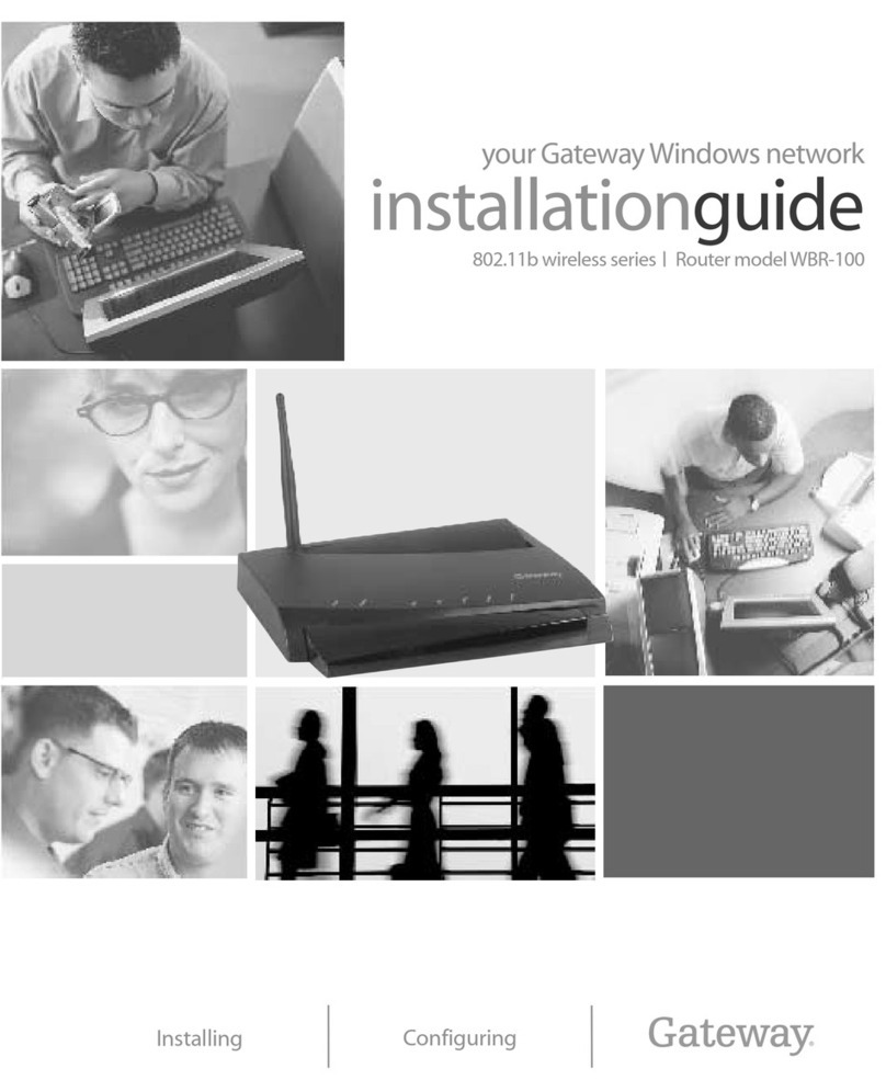 Gateway WBR-100 installation guide