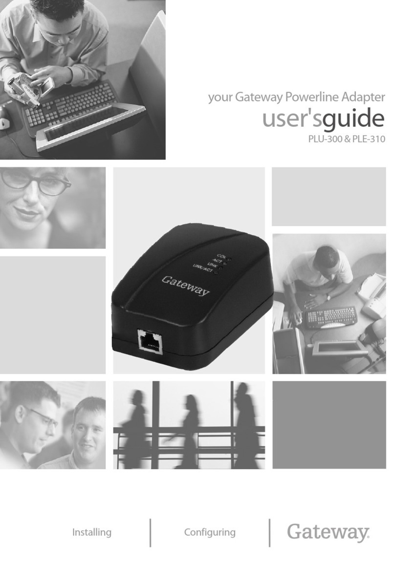 Gateway PLU-300 user guide