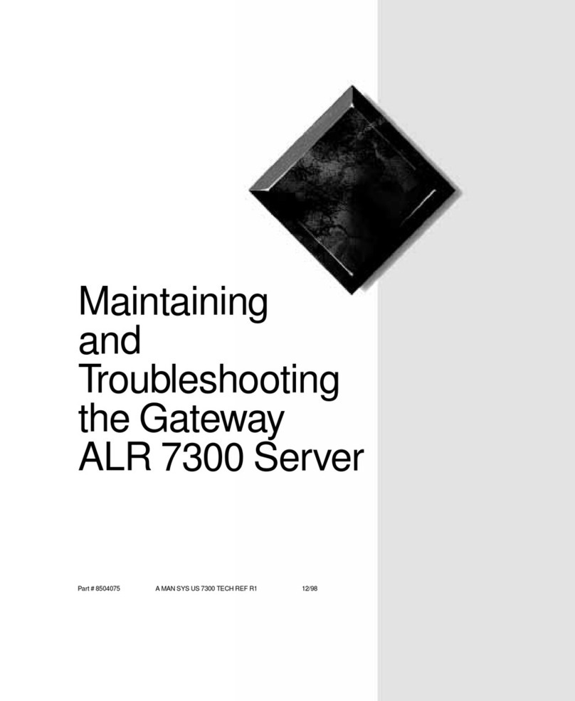 Gateway ALR 7300 Maintaining and troubleshooting