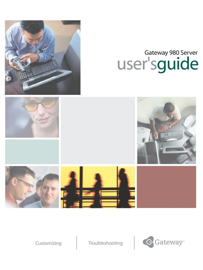 Gateway 980 User manual
