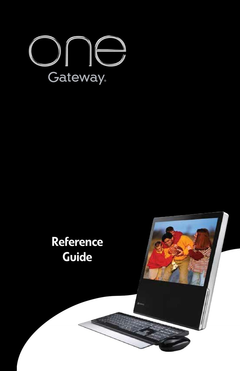 Gateway SZSL95IN0XXXXXXXX reference guide