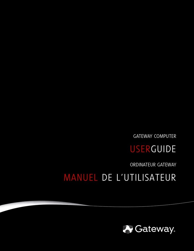 Gateway GM5457H User manual