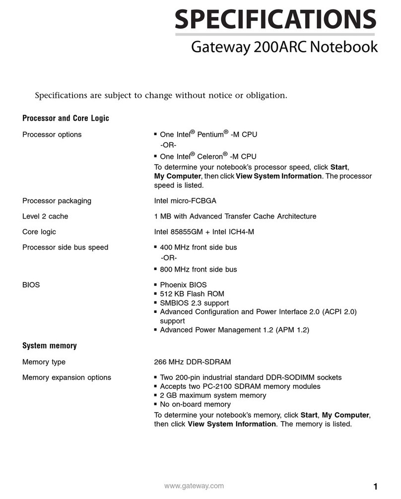 Gateway 200ARC User manual