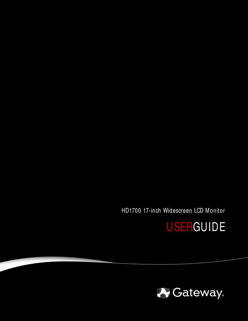 Gateway HD1700 User manual