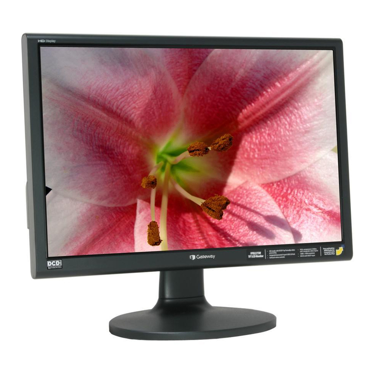 Gateway FPD2275W User manual