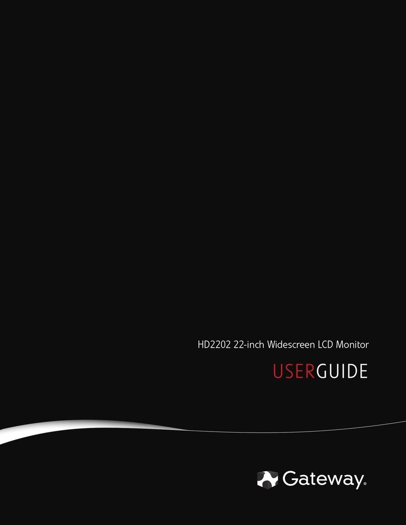 Gateway HD2202 User manual