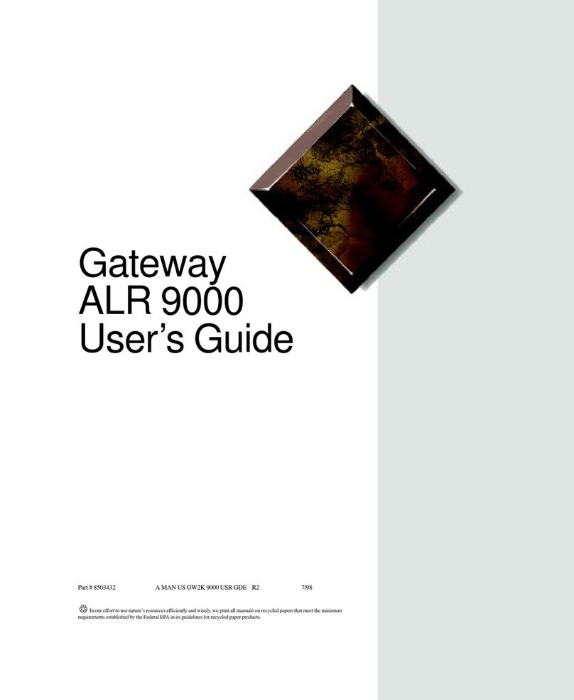 Gateway ALR 9000 User manual